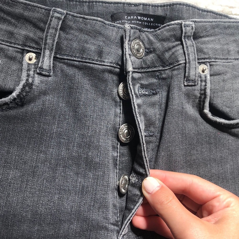 Zara grey jeans